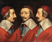 CERUTI, Giacomo Triple Portrait of Richelieu kjj oil painting artist